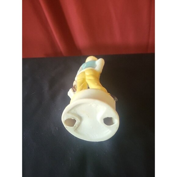 Vintage Hobo Derby 6 1/4" Clown Bisque Figurine - Picture 6 of 10